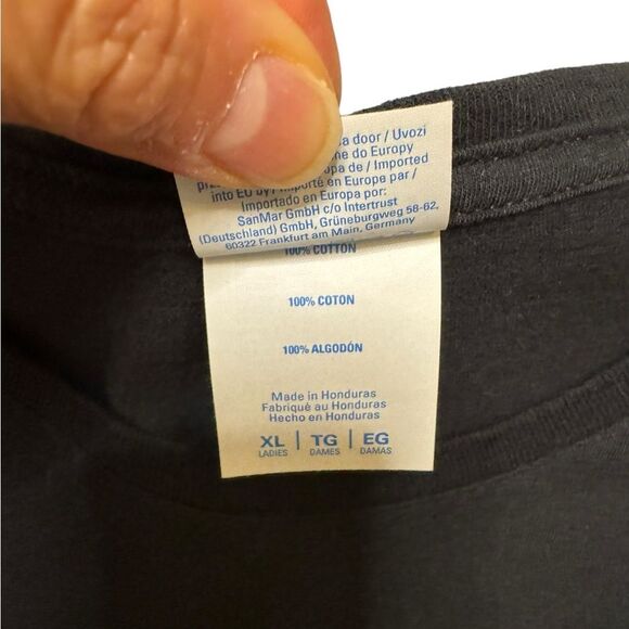 Port & Company Dachshund Doxie Dog Merry Christmas Cotton T-Shirt Tee Size XL - Picture 5 of 8